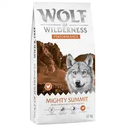 Zooplus Wolf of Wilderness Explore The Mighty Summit - Performance Hondenvoer - 12 kg: Nieuw Recept aanbieding