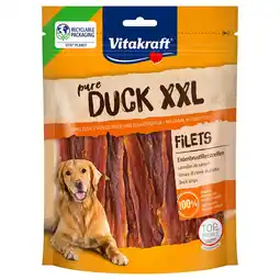 Zooplus 2x250g pure DUCK XXL Eendenrepen Vitakraft Hondensnacks aanbieding