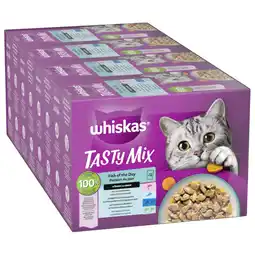 Zooplus 96x85g Fish of the Day in Saus Whiskas Kattenvoer Portiezakjes aanbieding