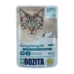Zooplus 24x85g Stukjes in Saus Pouch Haring Bozita Kattenvoer aanbieding