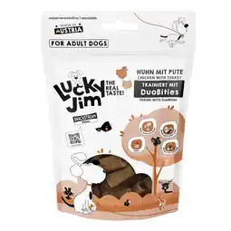Zooplus 70g Lucky Jim DuoBities kip met kalkoen hondensnacks aanbieding