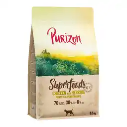 Zooplus 6,5kg Purizon Cat Superfoods Kip droogvoer aanbieding