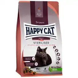 Zooplus Happy Cat Sterilised Adult Zalm Kattenvoer - Dubbelpak: 2 x 10 kg aanbieding