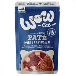 Zooplus Voordeelpakket 24 x 125 g WOW Cat Senior Paté wild & konijn kattenvoer nat aanbieding