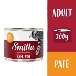 Zooplus Smilla Rundvlees 6 x 200g Kattenvoer - Rund met Kalkoen aanbieding
