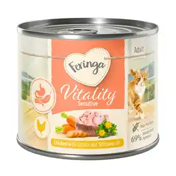 Zooplus 6x200g Feringa Vitality Sensitive Kip natvoer voor katten aanbieding