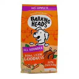 Zooplus 12 kg Barking Heads All Hounder Bowl Lickin' Chicken droog hondenvoer aanbieding