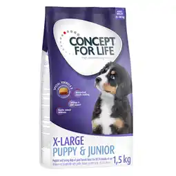 Zooplus 1,5kg Concept for Life X-Large Junior Hondenvoer droog aanbieding