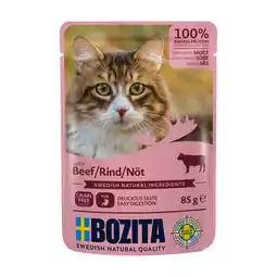 Zooplus 24x85g Stukjes in Saus Pouch Rund Bozita Kattenvoer aanbieding