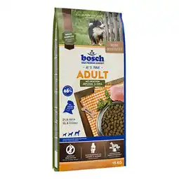 Zooplus 15kg bosch Adult Gevogelte & Gierst Hondenvoer aanbieding