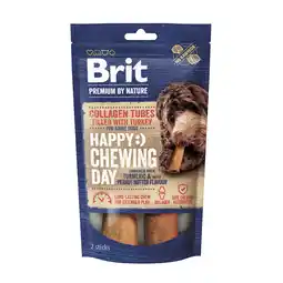 Zooplus Brit Premium by Nature CollagenTubes met kalkoen, 2 stuks hondensnacks aanbieding