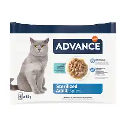 Zooplus Advance Feline Sterilized Kabeljauw - 52 x 85 g aanbieding
