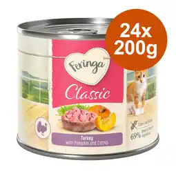 Zooplus 24x200g Konijn & Kip + Zalm & Kip Feringa Kattenvoer aanbieding