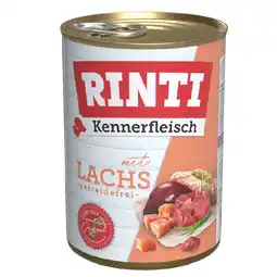 Zooplus 12 x 400 g Rinti Kennerfleisch Voordeelpakket - Zalm aanbieding
