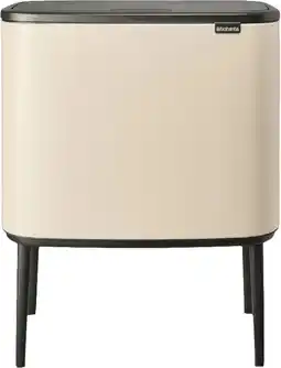 Coolblue Brabantia Bo Touch Bin Prullenbak 3 x 11 liter Soft Beige aanbieding