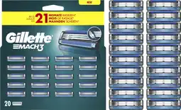 Coolblue Gillette Mach3 Navulmesjes (20 stuks) aanbieding
