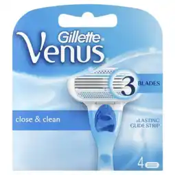De Online Drogist Gillette Venus Close & Clean Scheermesjes aanbieding
