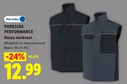 Lidl Heren werkvest aanbieding