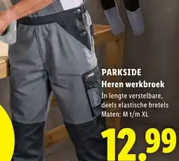 Lidl Parkside Heren werkbroek aanbieding