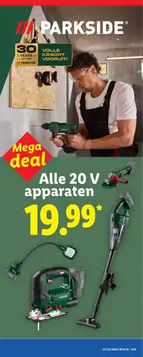 Lidl Alle 20 V apparaten aanbieding