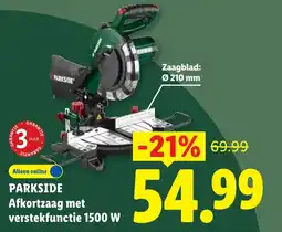 Lidl Parkside Afkortzaag aanbieding