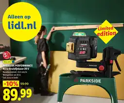 Lidl Parkside Accu-kruislijnlaser 20 V aanbieding