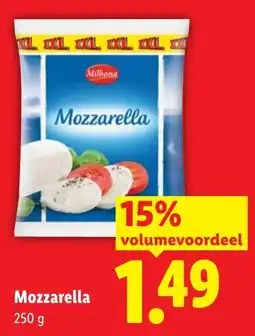 Lidl Mozzarella aanbieding