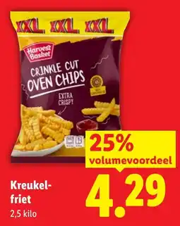 Lidl Harvest Basket Crinkle Cut Oven Chips aanbieding
