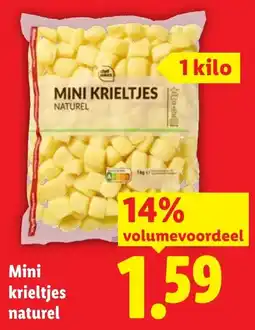 Lidl Mini krieltjes naturel aanbieding
