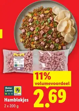 Lidl Hamblokjes aanbieding