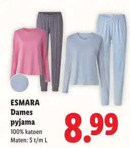 Lidl Esmara Dames pyjama aanbieding
