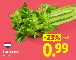 Lidl Bleekselderij aanbieding
