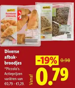 Lidl Tastino Roomboter croissants aanbieding