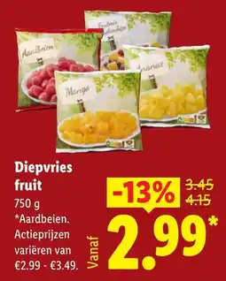 Lidl Diepvries fruit aanbieding