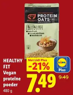 Lidl Healthy Fit Vegan proteïne poeder aanbieding