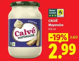Lidl Calvé Mayonaise aanbieding