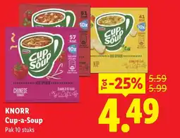 Lidl Knorr Cup-a-Soup aanbieding