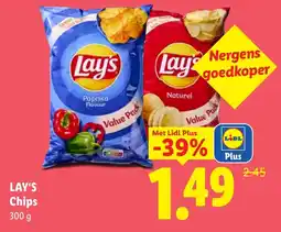 Lidl Lay's Chips aanbieding