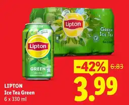 Lidl Lipton Ice Tea Green aanbieding