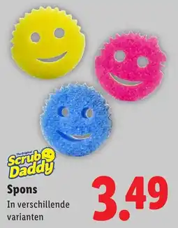 Lidl Scrub Daddy Spons aanbieding