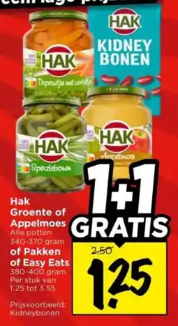 Vomar Voordeelmarkt Alle Hak Groente of Appelmoes of Pakken of Easy Eats aanbieding