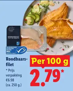 Lidl Roodbaarsfilet aanbieding