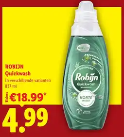 Lidl Robijn Quickwash aanbieding