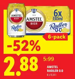 Lidl Amstel Radler 0.0 aanbieding