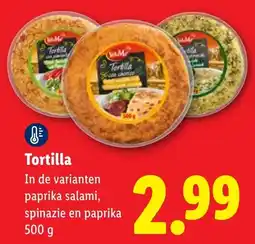 Lidl Tortilla aanbieding