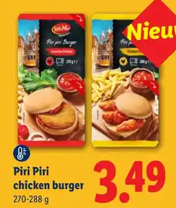 Lidl Piri Piri chicken burger aanbieding