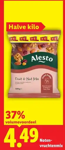 Lidl Alesto Fruit & Nut Mix aanbieding