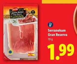 Lidl Serranoham Gran Reserva aanbieding