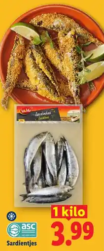Lidl Sardientjes aanbieding