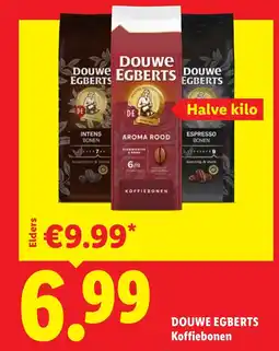 Lidl Douwe Egberts Koffiebonen aanbieding